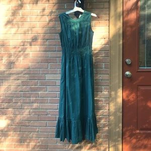 Teal Dress with Pockets